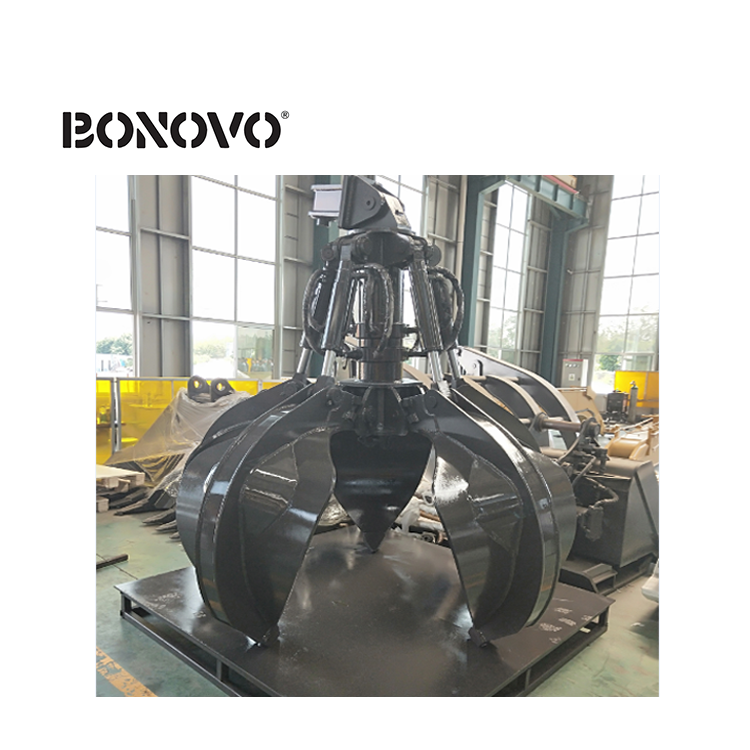 Bonovo Equipment Sales |Taas nga kalidad nga Hydraulic stone grapple alang sa mga excavator - Bonovo