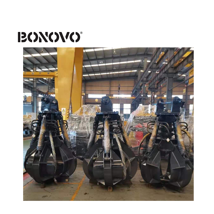 Bonovo Equipment Sales | High quality Hydraulic stone grapple for excavators - Bonovo