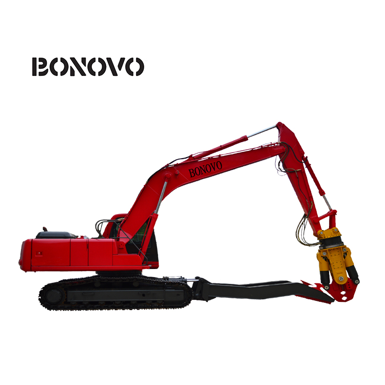 Factory directly Compact Tractor Loader Bucket - Bonovo Equipment Sales | 360 Degree Rotating hydraulic cutter demolition shear for excavators - Bonovo - Bonovo