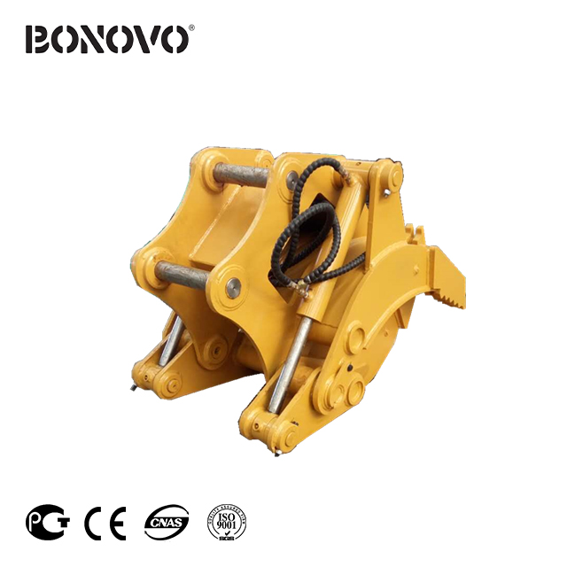 Factory Price For Kubota Quick Attach Bucket - Hydraulic unrotary grapple from BONOVO, long working life for attachments business - Bonovo - Bonovo