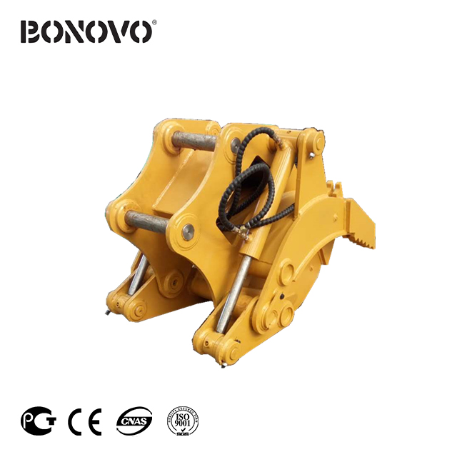 Hot-selling Excavator Steel Track Pads - HYDRAULIC UNROTARY GRAPPLE - Bonovo - Bonovo