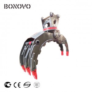 Hydraulic 360 degree rotary grapple from BONOVO factory with excellent aftersales service - Bonovo