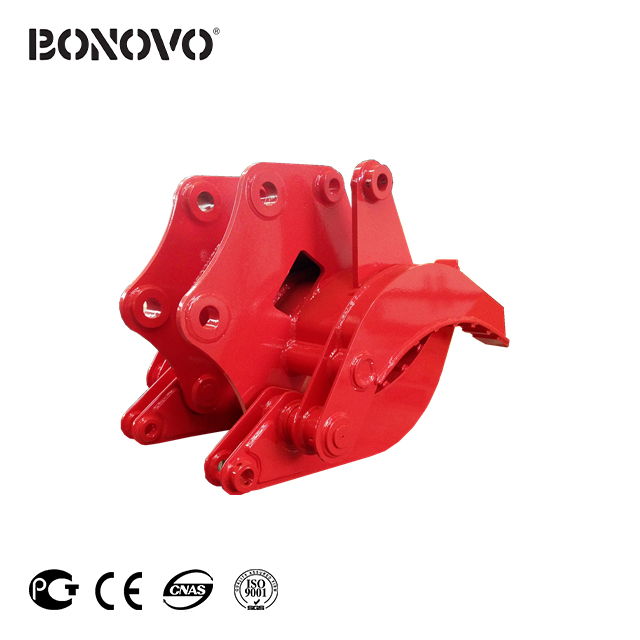 Europe style for Skid Steer Rock Hammer - Hydraulic unrotary grapple from BONOVO, long working life for attachments business - Bonovo - Bonovo