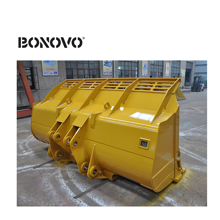 Factory wholesale Hydraulic Couplers For Skid Steer - BONOVO custom built loader bucket Log Loader Attachments Any width - Bonovo - Bonovo