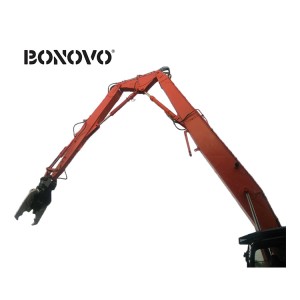 BONOVO MÁY XÚC BA PHẦN DÀI REACH BOOM&ARM để phá dỡ - Bonovo