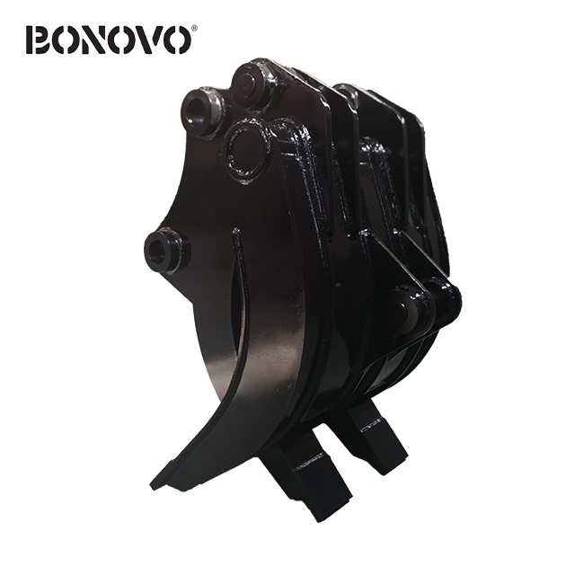 100% Original Factory Rubber Crawler Harvest Rubber Track - BONOVO logo design mechanical grapple with ISO9001 certification - Bonovo - Bonovo