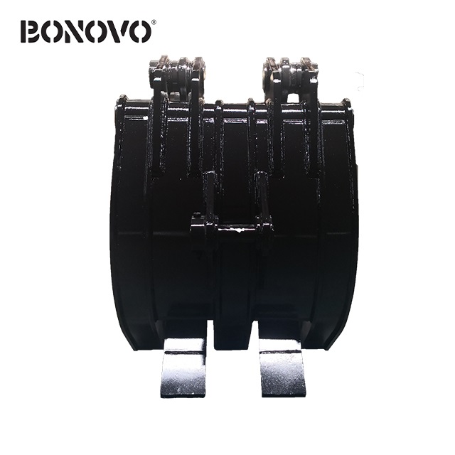 Factory Cheap Hot Bobcat Trenching Bucket - BONOVO logo design mechanical grapple with ISO9001 certification - Bonovo - Bonovo