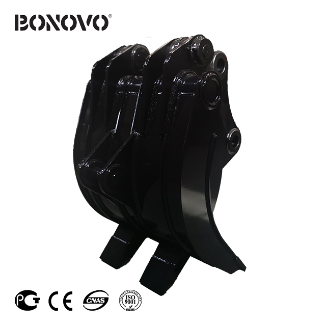 Professional Design Manual Thumb For Mini Excavators - MECHANICAL GRAPPLE - Bonovo - Bonovo