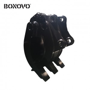 Best Price on Excavator With A Thumb –
 BONOVO logo design mechanical grapple with ISO9001 certification – Bonovo