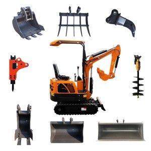 DIG-DOG Excavator Sales | DG10 Mini Excavator with multiple attachments