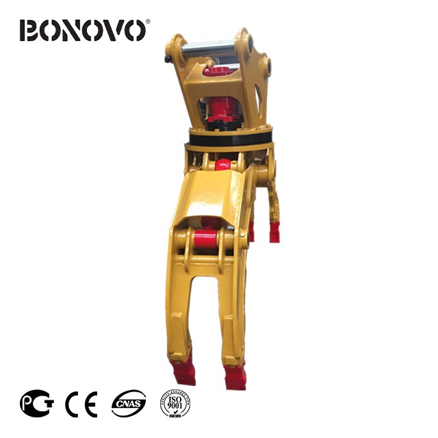 2021 China New Design Skid Steer Trench Compactor - BONOVO factory direct sale hydraulic 360 degree rotary grapple with aftersale service - Bonovo - Bonovo
