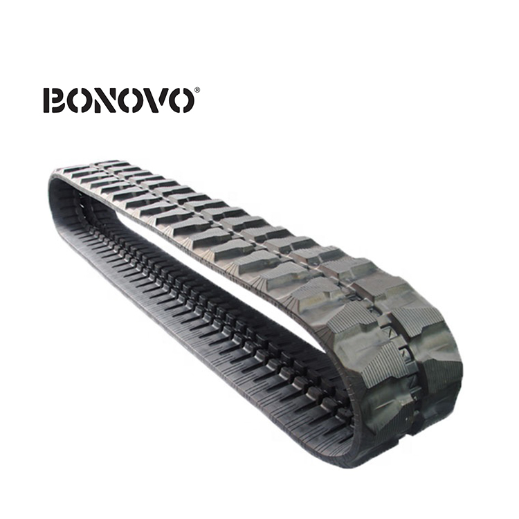 OEM manufacturer Excavator Telescopic Arm –
 BONOVO Undercarriage Parts Rubber Track Rubber Crawler 420 100 54 – Bonovo