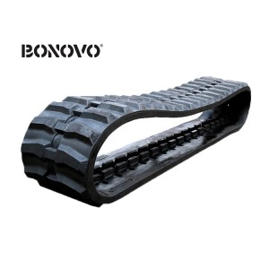 BONOVO Undercarriage Parts Excavator Rubber Track Rubber Crawler Assembly