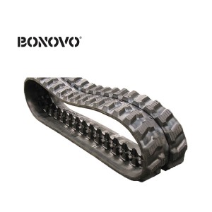 BONOVO Undercarriage Parts Excavator Rubber Track Rubber Crawler Assembly