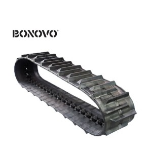 BONOVO Undercarriage Parts Excavator Rubber Track Rubber Crawler Assembly