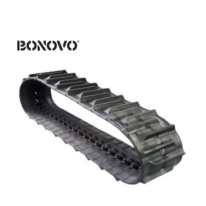 BONOVO انڊر ڪيريج جا پرزا Excavator ربر ٽريڪ ربر ڪريلر اسيمبلي - بونووو