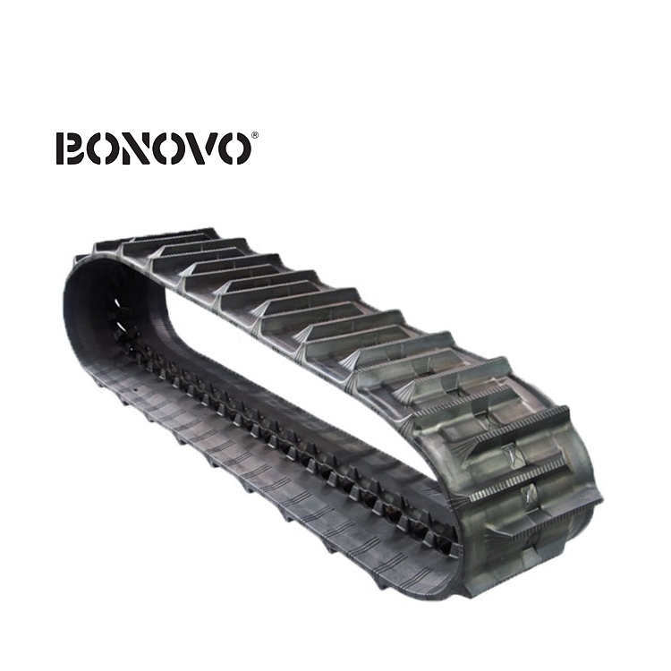 BONOVO Ibice bitwara abagenzi Excavator Rubber Track Rubber Crawler Inteko - Bonovo