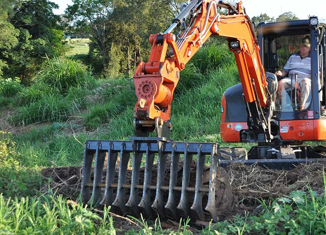 Root Rake For Excavator 1-100តោន |ឯកសារភ្ជាប់ BONOVO