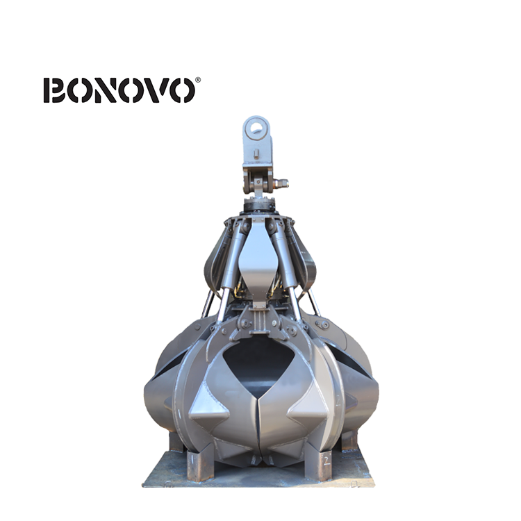 Bonovo Equipment Sales |Taas nga kalidad nga Hydraulic stone grapple alang sa mga excavator - Bonovo