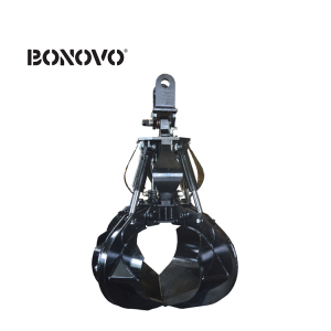 Bonovo Equipment Sales | High quality Hydraulic stone grapple for excavators
