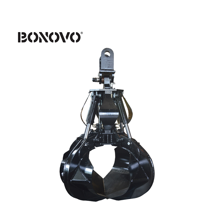 Bonovo Equipment Sales |Taas nga kalidad nga Hydraulic stone grapple alang sa mga excavator - Bonovo