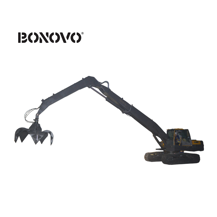2021 High quality Skid Steer Hydraulic Hammer - BONOVO high quality hydraulic stone grapple for excavator in china - Bonovo - Bonovo