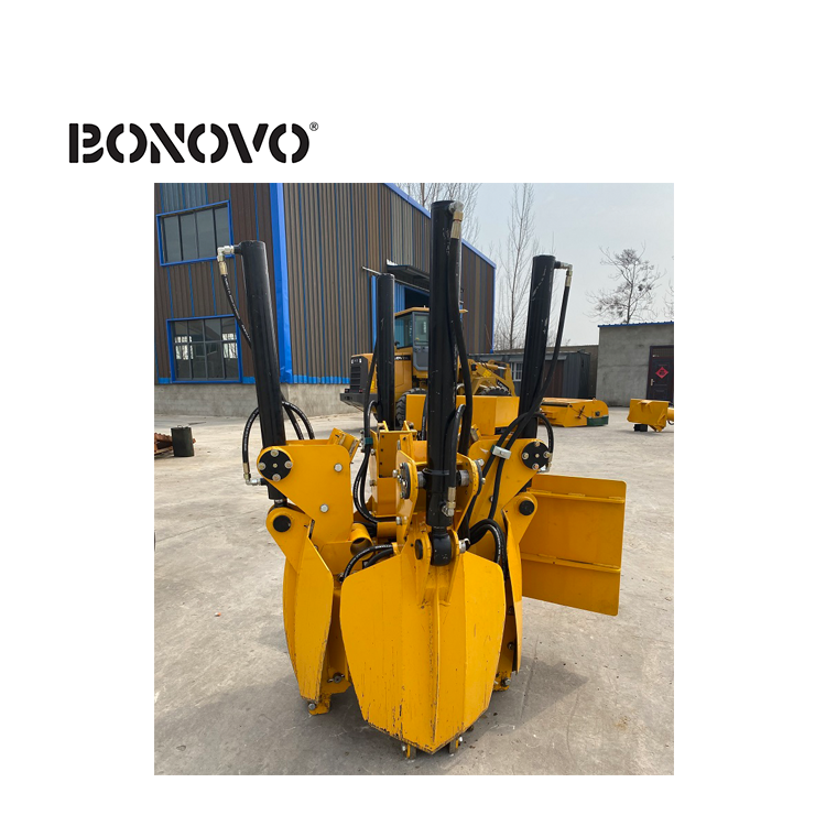 Tree shovels from Bonovo can be matched with most brands of skids, loaders and excavators in the world - Bonovo
