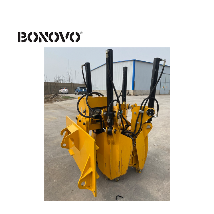 Europe style for Skid Steer Rock Hammer - Tree shovels from Bonovo can be matched with most brands of skids, loaders and excavators in the world - Bonovo - Bonovo