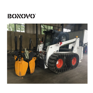 Skid Steer နှင့် Excavator အတွက် Tree Spade Attachment