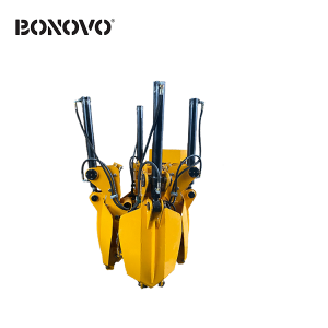 Tree shovels from Bonovo can be matched with most brands of skids, loaders and excavators in the world