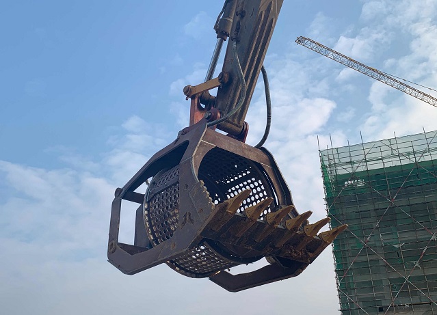 Rotary Screening Bucket For Excavator 1-50 Tons |បូណូវ៉ូ